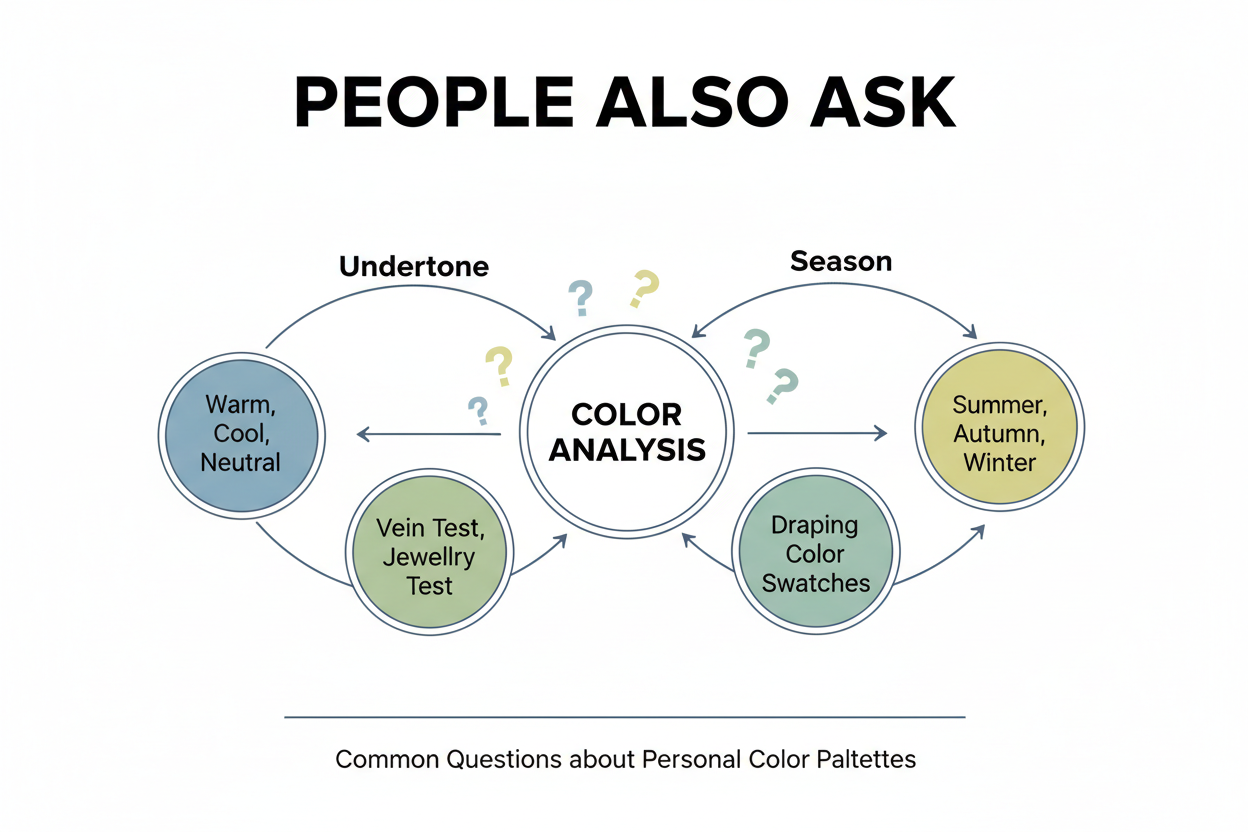 12 Season Color Analysis vs 16 Season section visual for People Also Ask