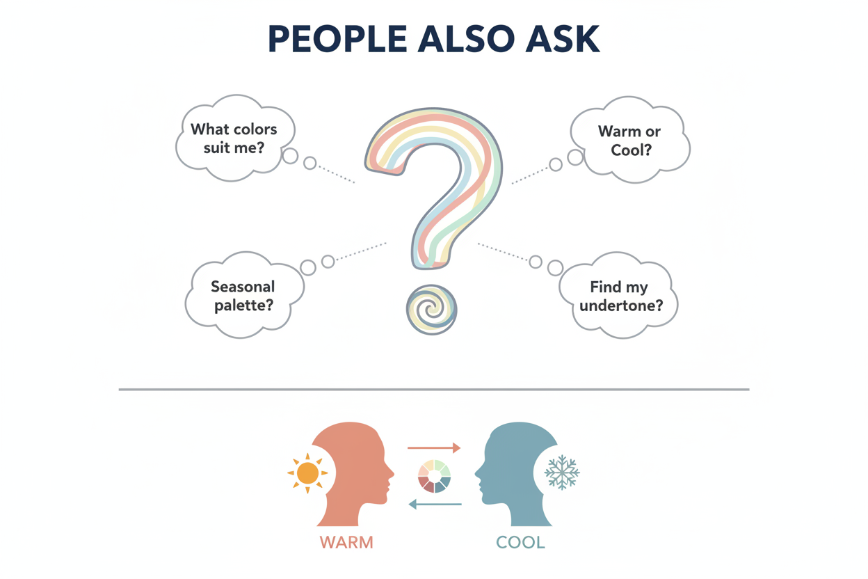16 Season Color Analysis Explained section visual for People Also Ask