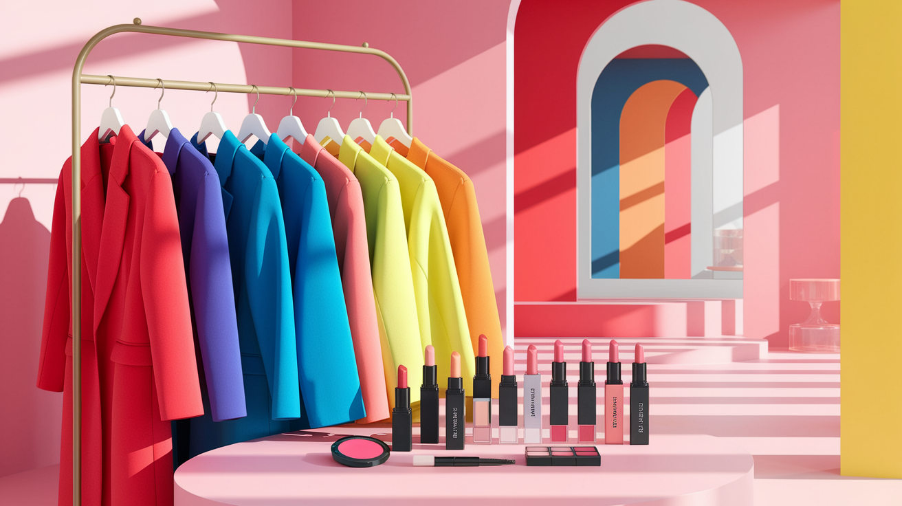Guide for applying clear color palettes in fashion, design, and branding
