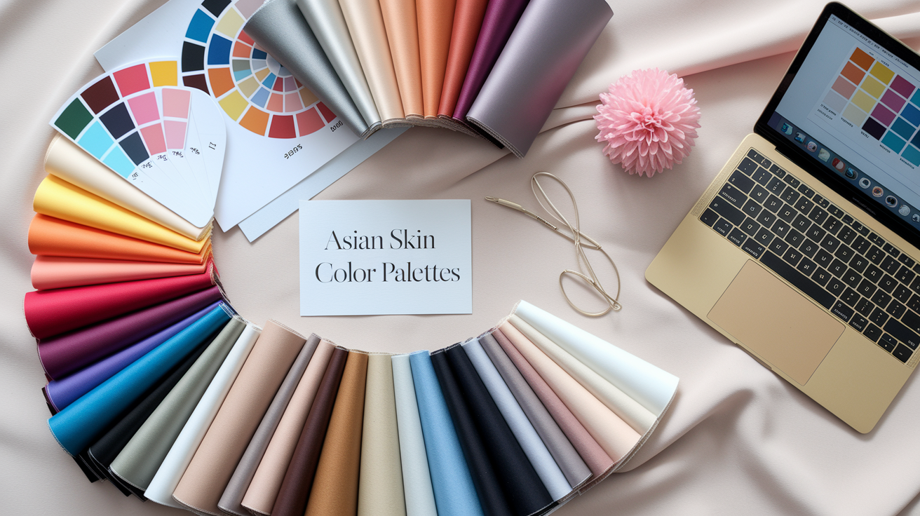 Guide to finding your Asian skin color palette through undertone identification, overtone determination, and contrast consideration