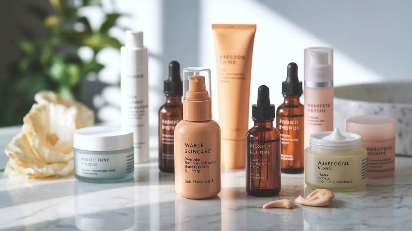 Essential skincare for beige skin tones - daily sunscreen, hydration, exfoliation, and addressing common concerns