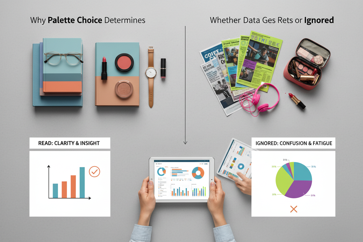 Best Color Palettes for Data Visualization section visual for Why Palette Choice Determines Whether Data Gets Read or Ignored