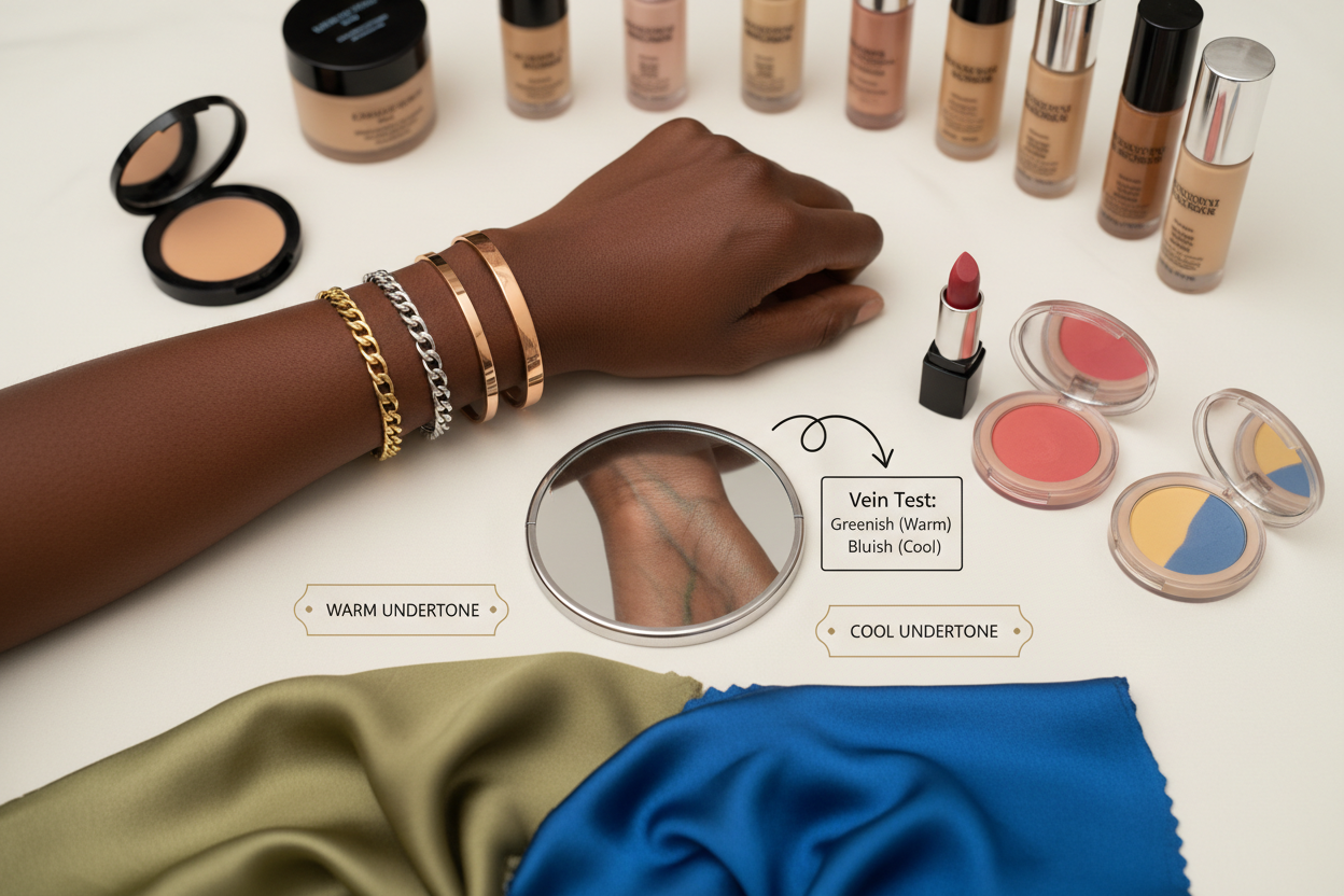Best Colors for Dark Skin Female section visual for How to Identify Your Undertone as a Dark-Skinned Woman