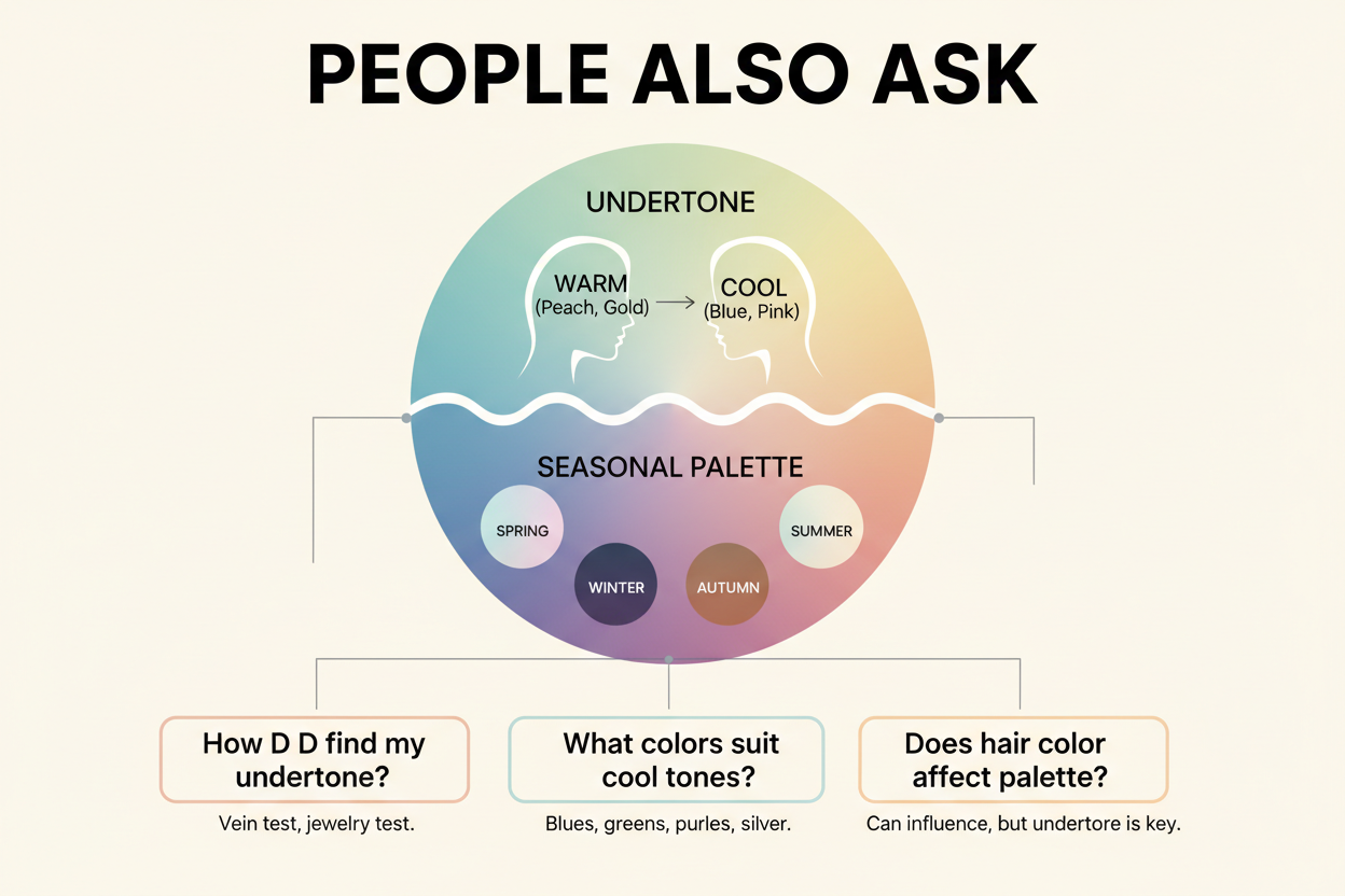 Best Colors for Pale Skin section visual for People Also Ask
