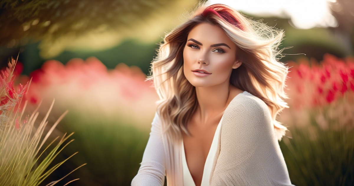 Realistic portrait of a woman with muted cool summer hair colors showcasing the best shades