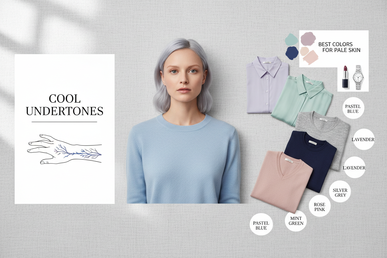 Best Shirt Colors for Pale Skin section visual for Best Shirt Colors for Pale Skin with Cool Undertones