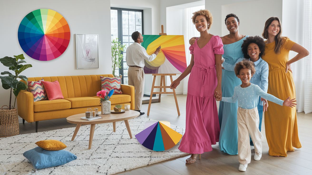 Applying personal color palette beyond wardrobe to home decor, accessories, and lifestyle choices