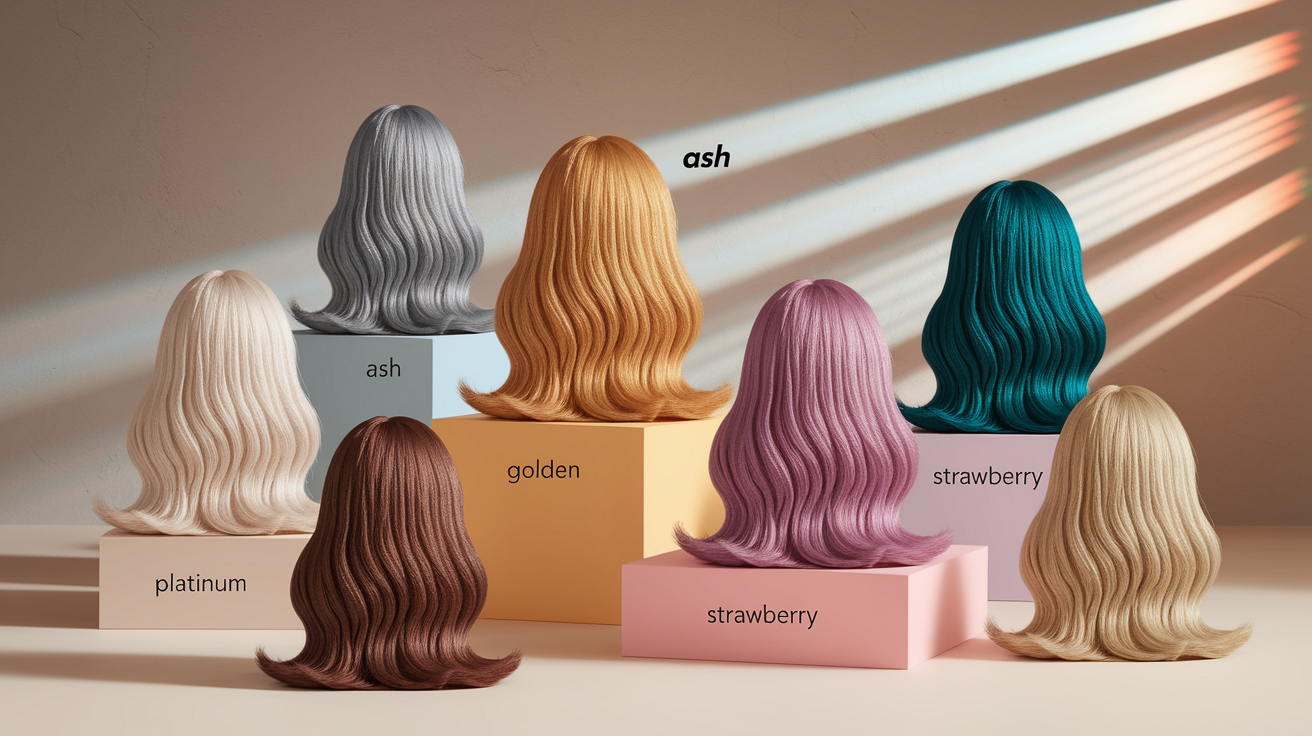 Guide to best clothing colors for different shades of blonde hair with fair skin