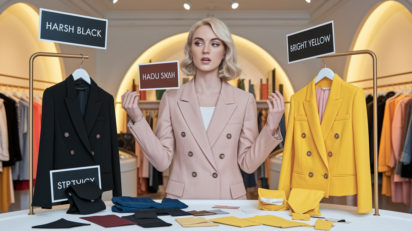 Guide to colors blondes with fair skin should approach with caution including overpowering brights and washed-out shades