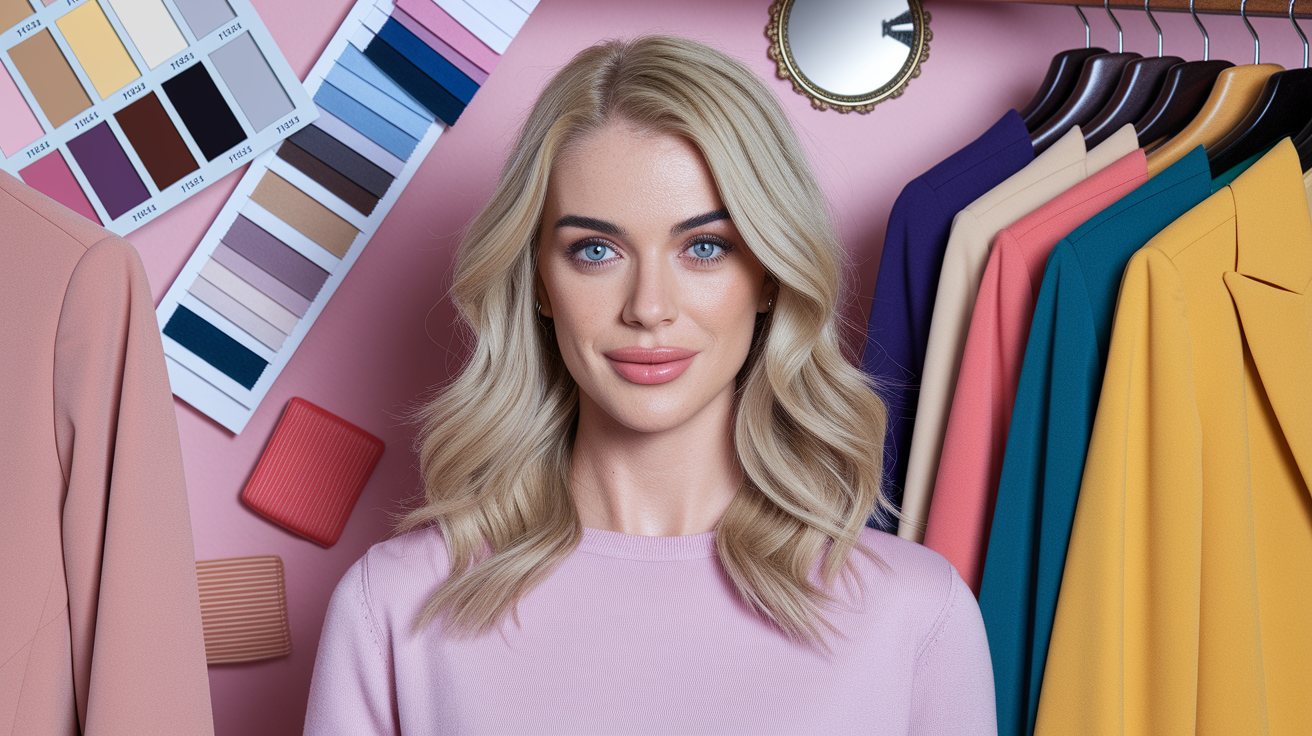 Guide to developing a personal color story for blondes with fair skin
