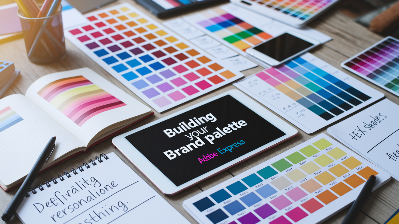 Step-by-step process for building a professional brand color palette
