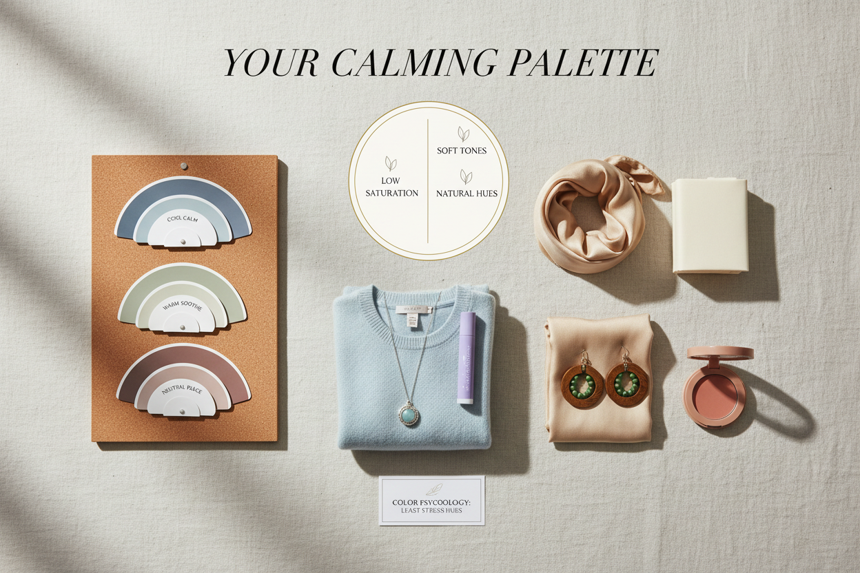 Calming Color Palette Psychology section visual for Finding Your Personal Calming Palette