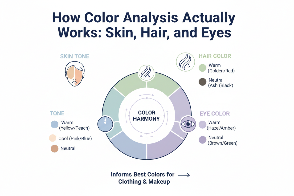 Can You Be Between Two Color Seasons section visual for How Color Analysis Actually Works: Skin, Hair, and Eyes