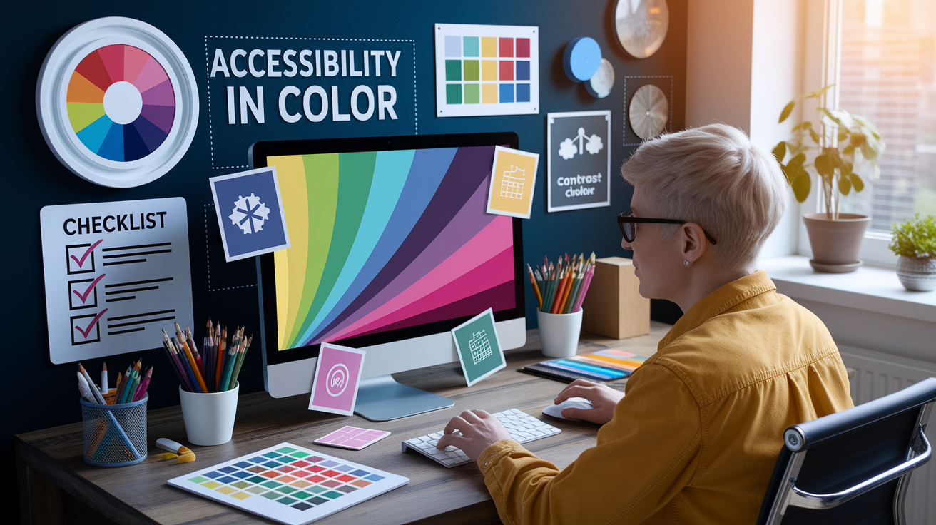 Importance of color accessibility and contrast for users with visual impairments and color blindness