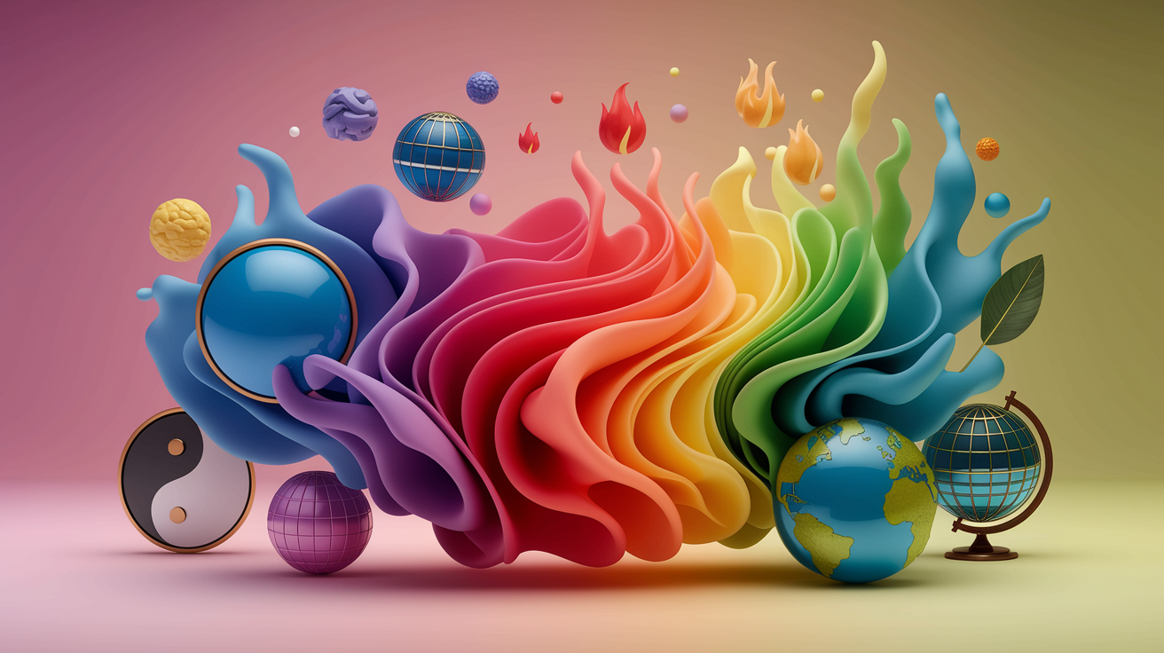 Color psychology in branding showing emotional responses to different colors