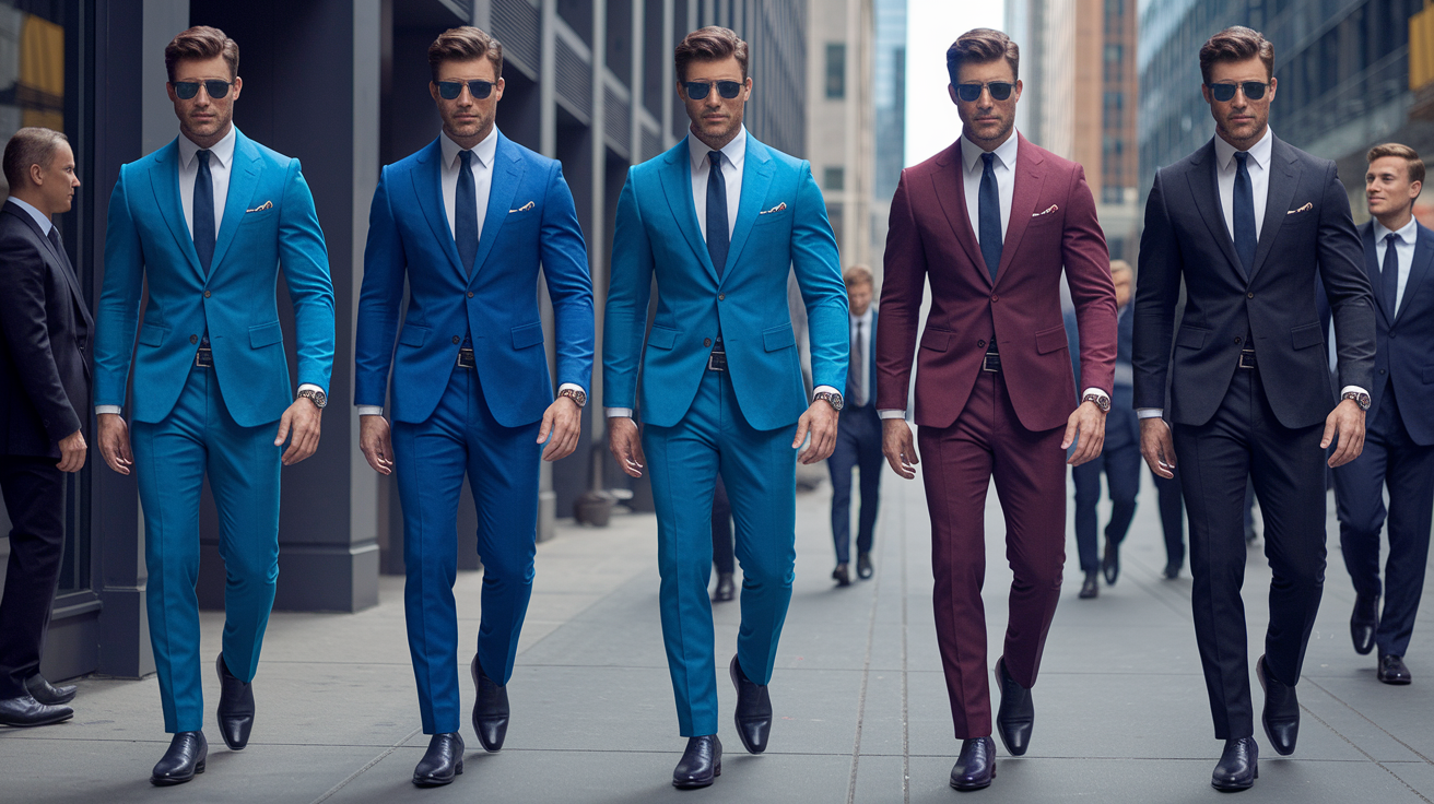 Guide to color psychology specifically tailored for men's fashion and style