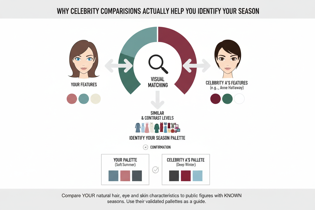 Cool Summer Celebrities and Why section visual for Why Celebrity Comparisons Actually Help You Identify Your Season