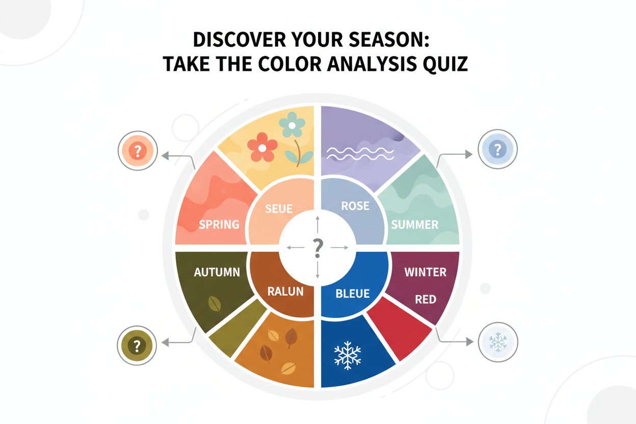 Cool Summer Color Palette Guide section visual for Discover Your Season: Take the Color Analysis Quiz