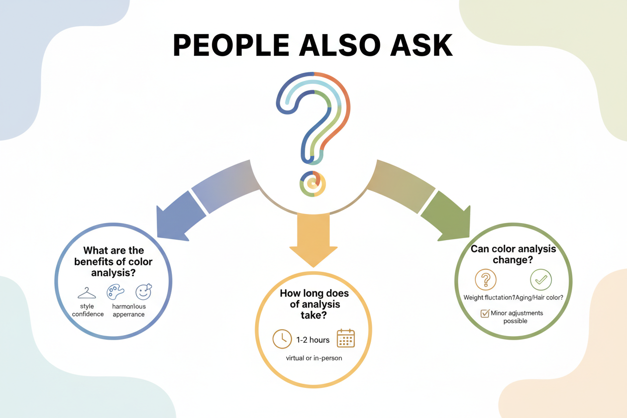 Cool Summer Hair Colors and Highlights section visual for People Also Ask