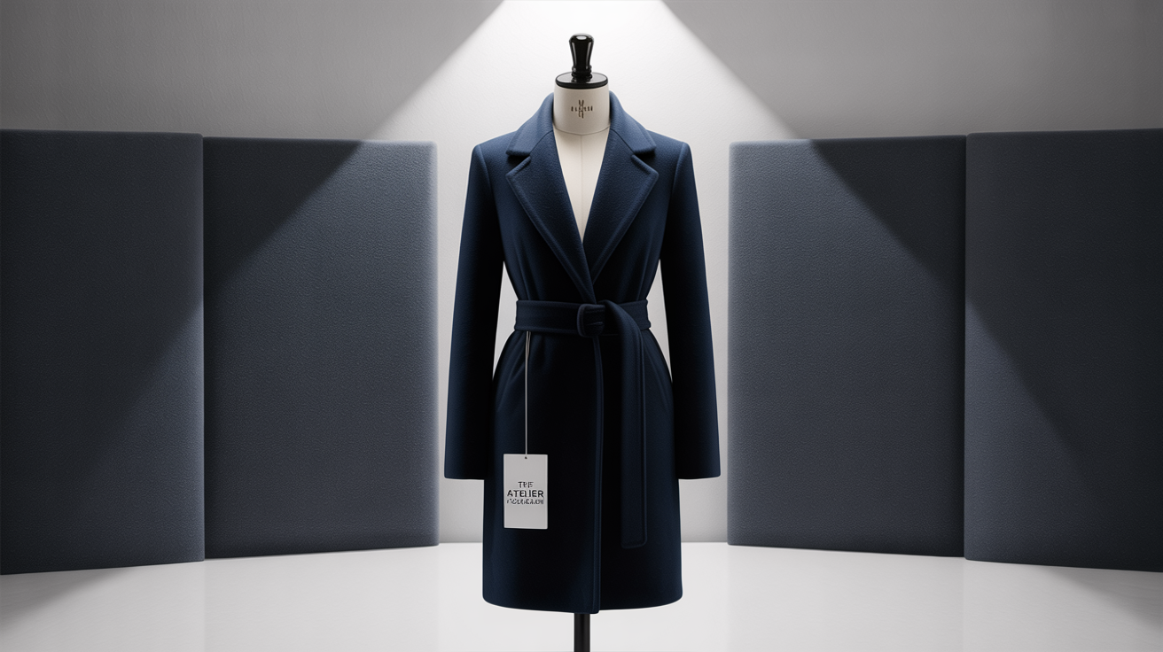 Cool Winter deep neutrals featuring black, navy blue, charcoal gray in sophisticated styling