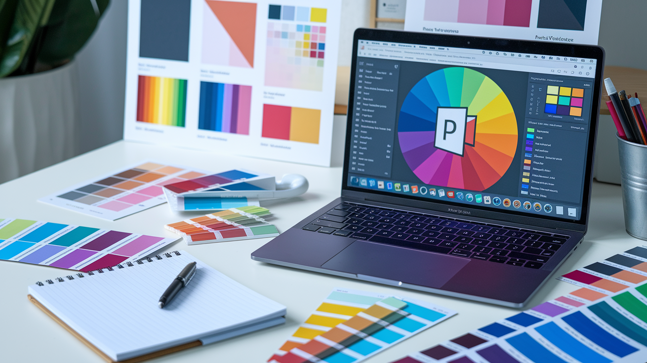 Step-by-step guide to creating custom PowerPoint color combinations with inspiration and theme building techniques