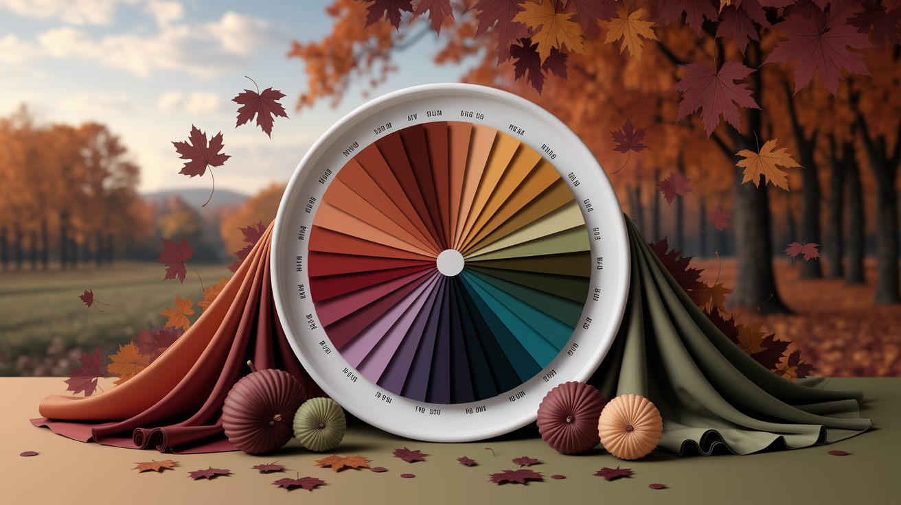 Deep Autumn palette definition showing rich, warm undertones and characteristics