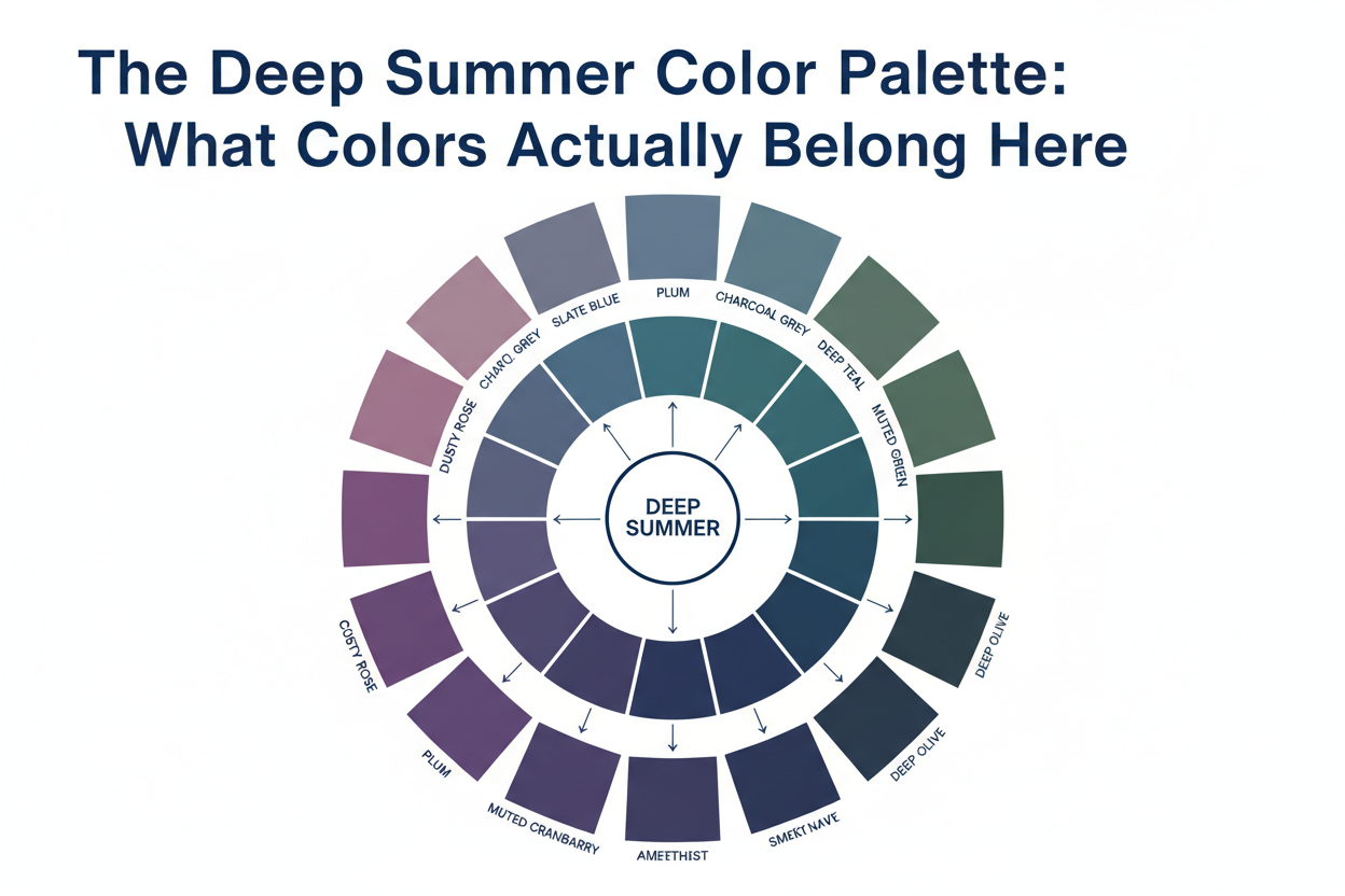 Deep Summer Color Palette: Myth or Valid Type? section visual for The Deep Summer Color Palette: What Colors Actually Belong Here
