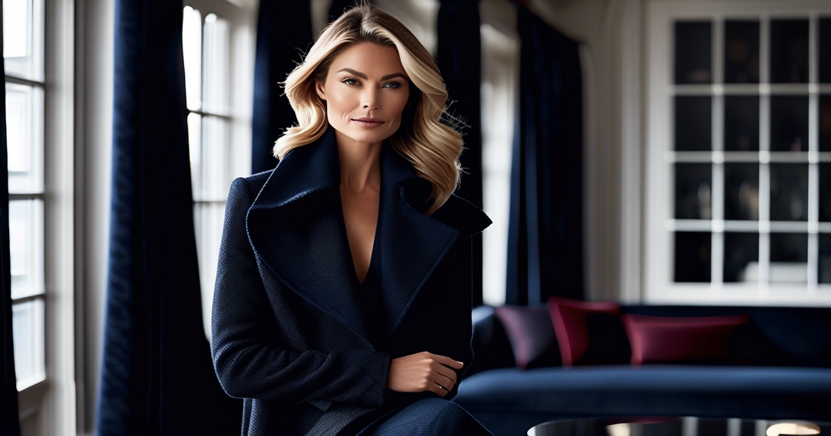 Elegant woman in dark winter colors demonstrating the psychological impact of deep, cool palette on personal presence and authority