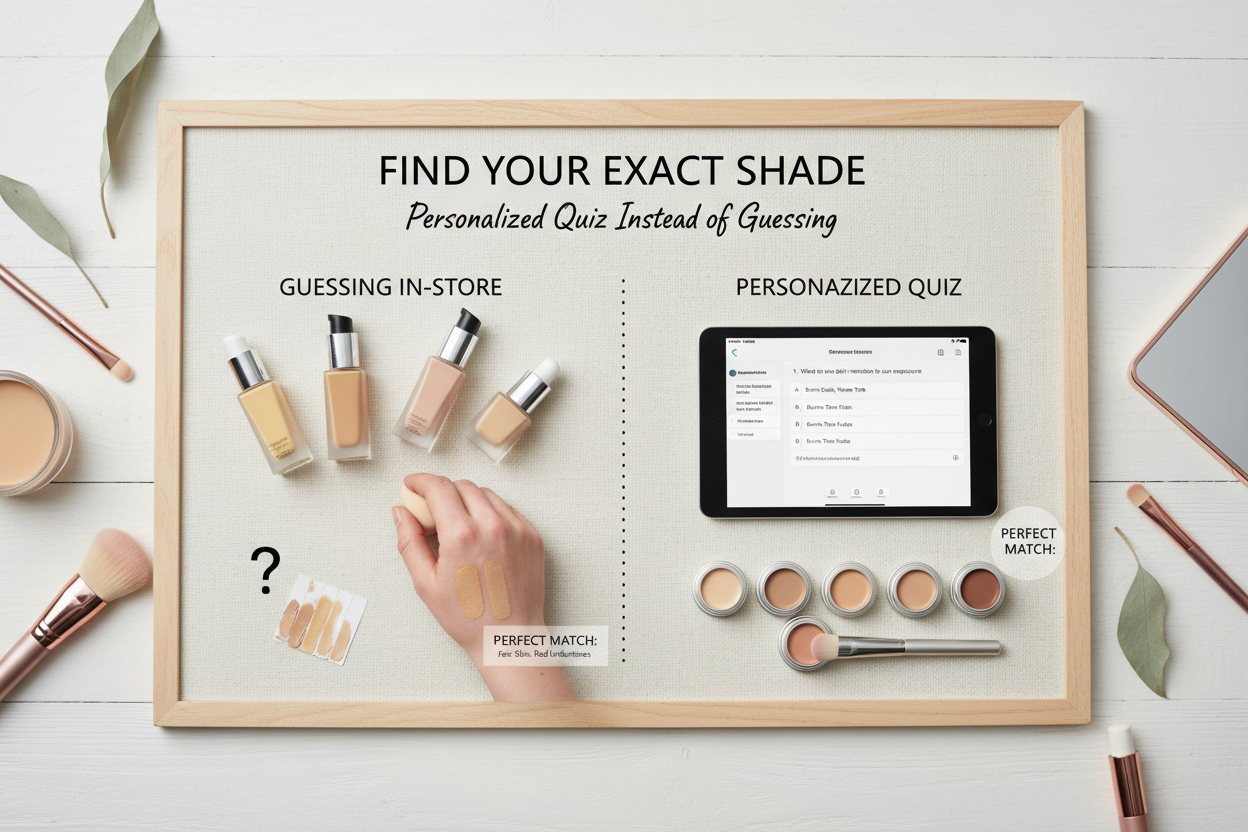 Foundation for Fair Skin With Red Undertones section visual for Finding Your Exact Shade: Using a Personalized Quiz Instead of Guessing In-Store