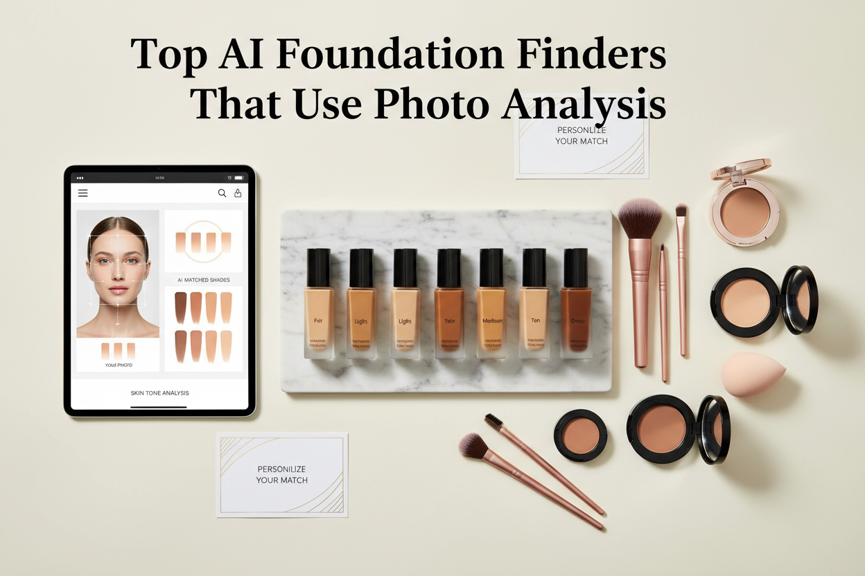 Foundation Shade Finder With Photo section visual for Top AI Foundation Finders That Use Photo Analysis