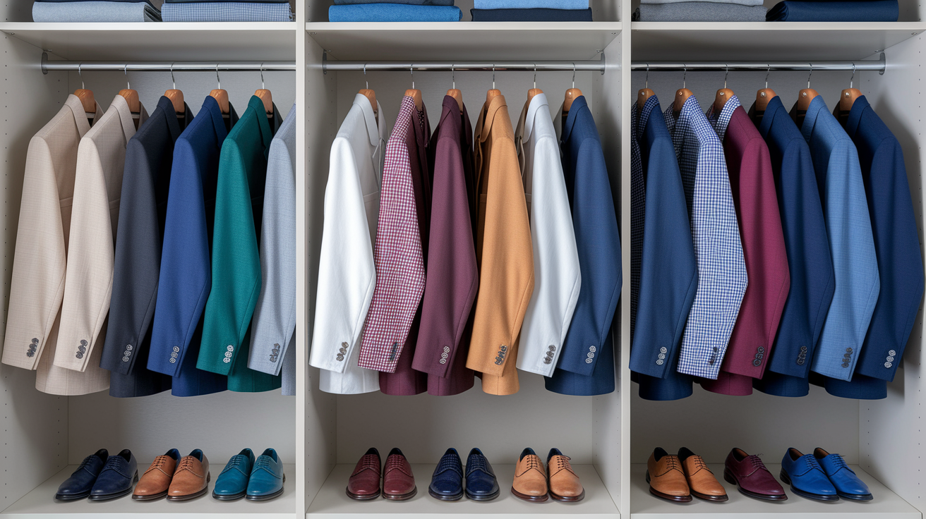 Guide to building a foundational color palette for men's clothing