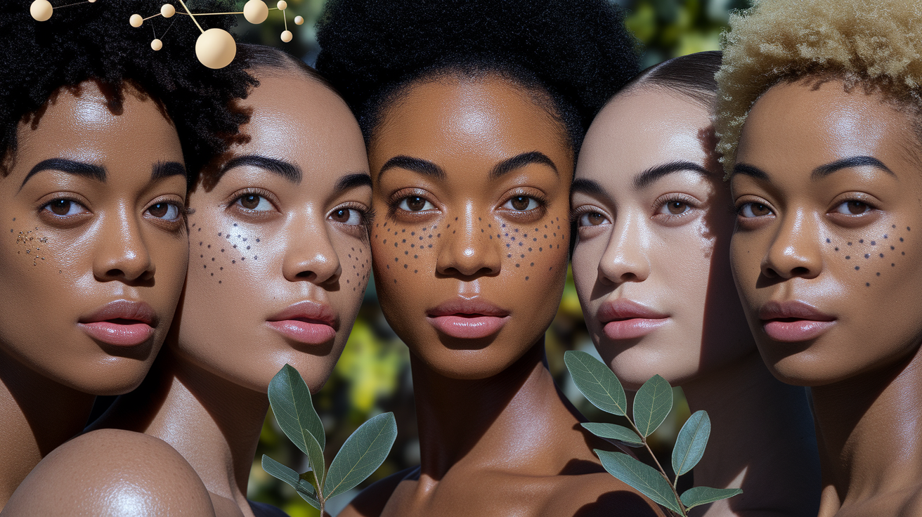 Scientific explanation of golden skin glow showing melanin, carotenoids, and environmental factors