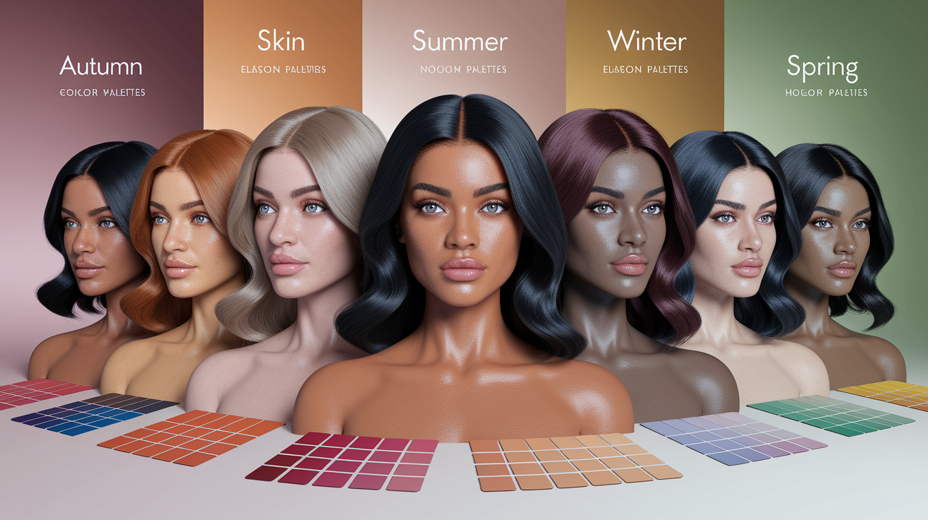 Understanding hair color analysis fundamentals - skin undertones, natural hair level, eye color patterns, and personal contrast