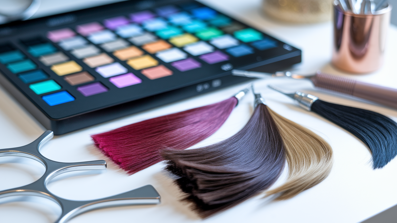Advanced hair color analysis techniques including spectrometry, machine learning, and genetic markers for precise color matching