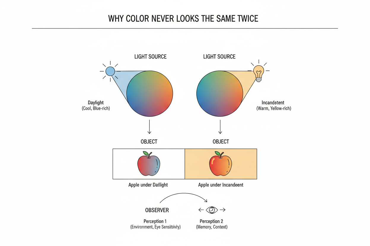 How Lighting Changes Color Analysis Results | Color Analysis Blog ...
