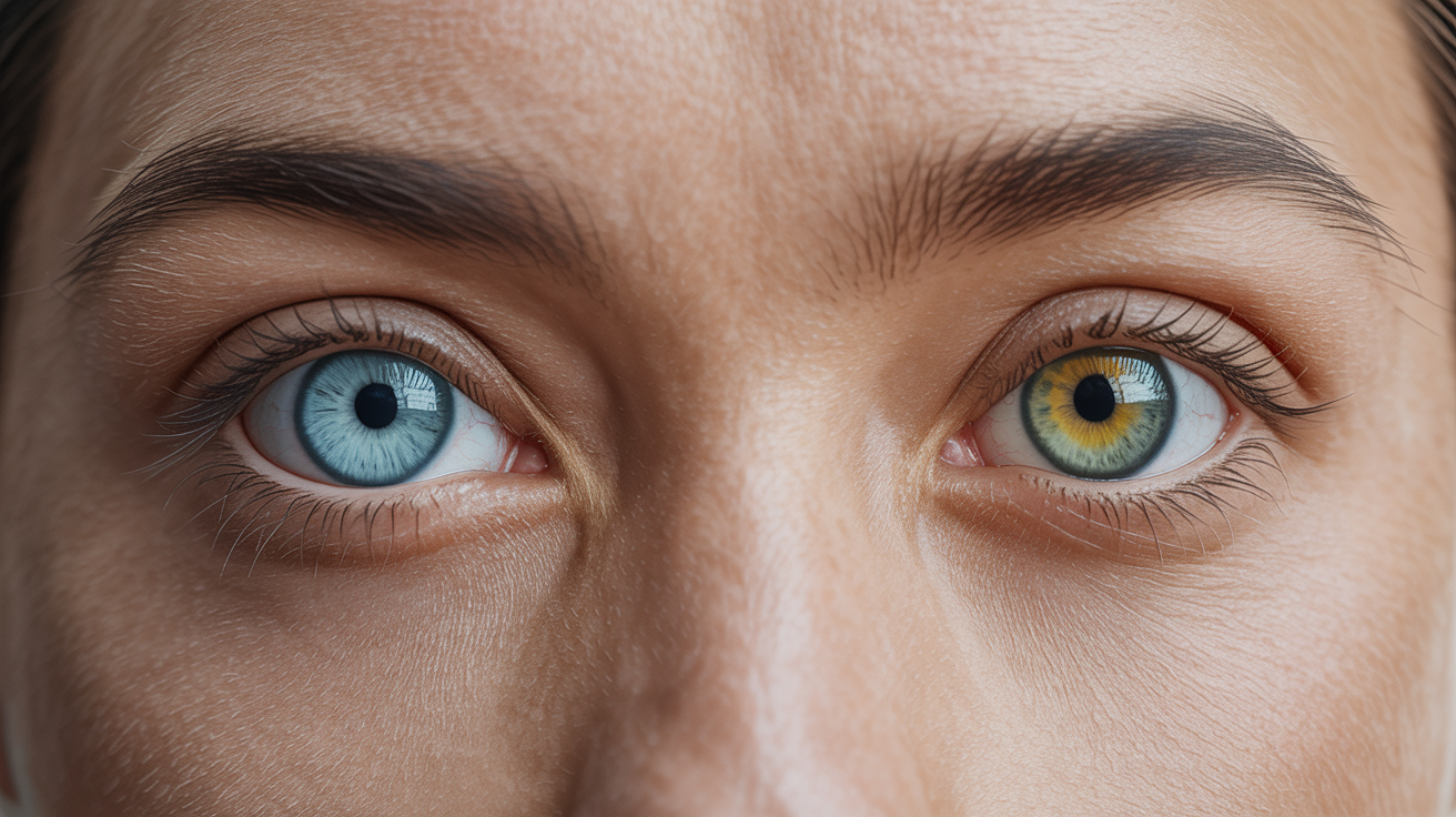 Light Spring eye colors showing typical light blue, aqua, green, and hazel eyes