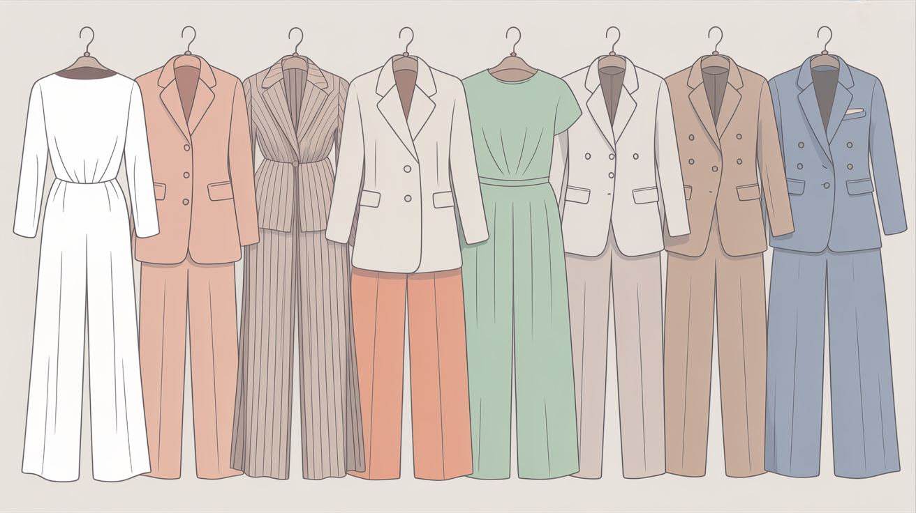 Light Spring wardrobe curation showing styling and outfit coordination
