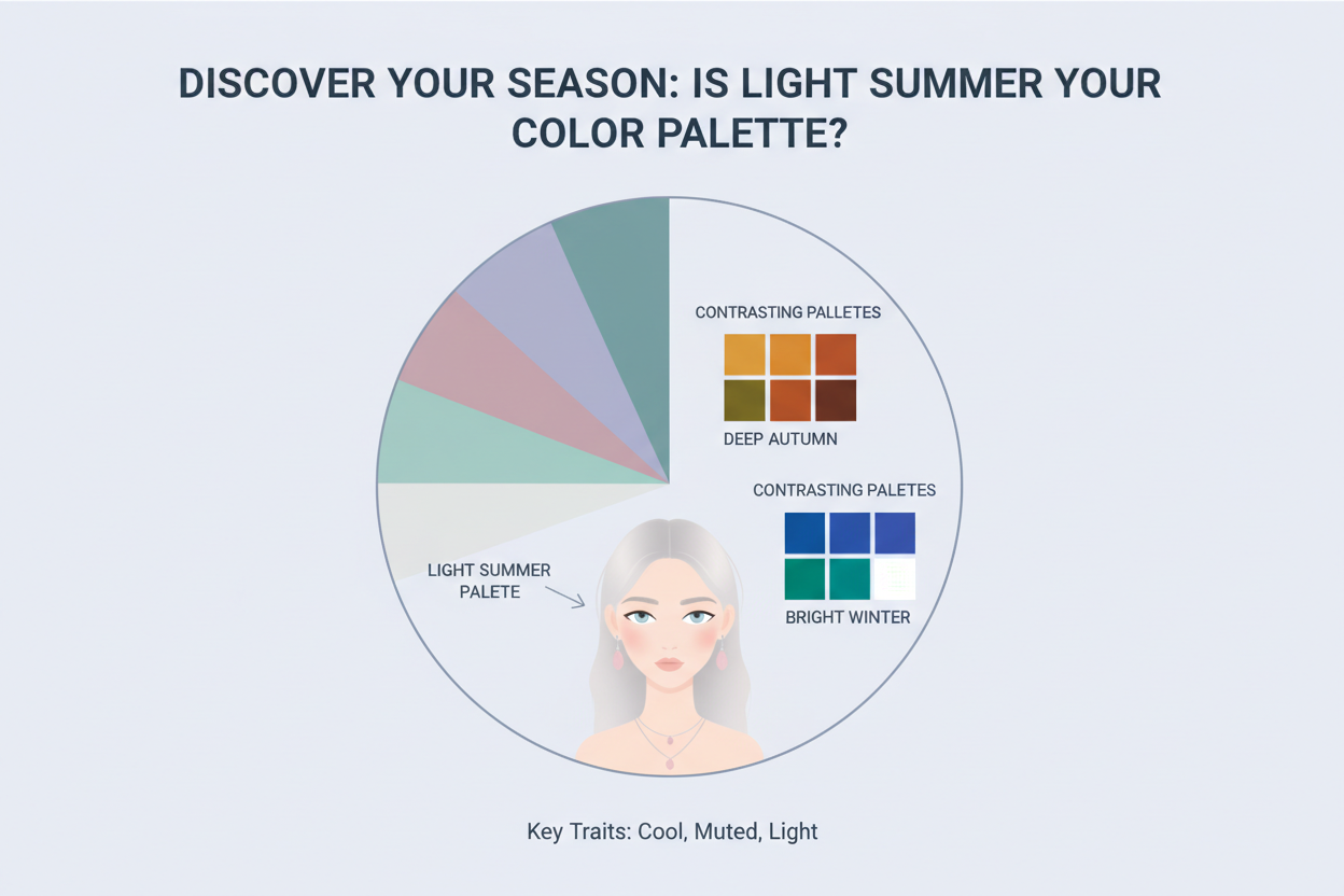 Light Summer Color Palette Guide section visual for Discover Your Season: Is Light Summer Your Color Palette?