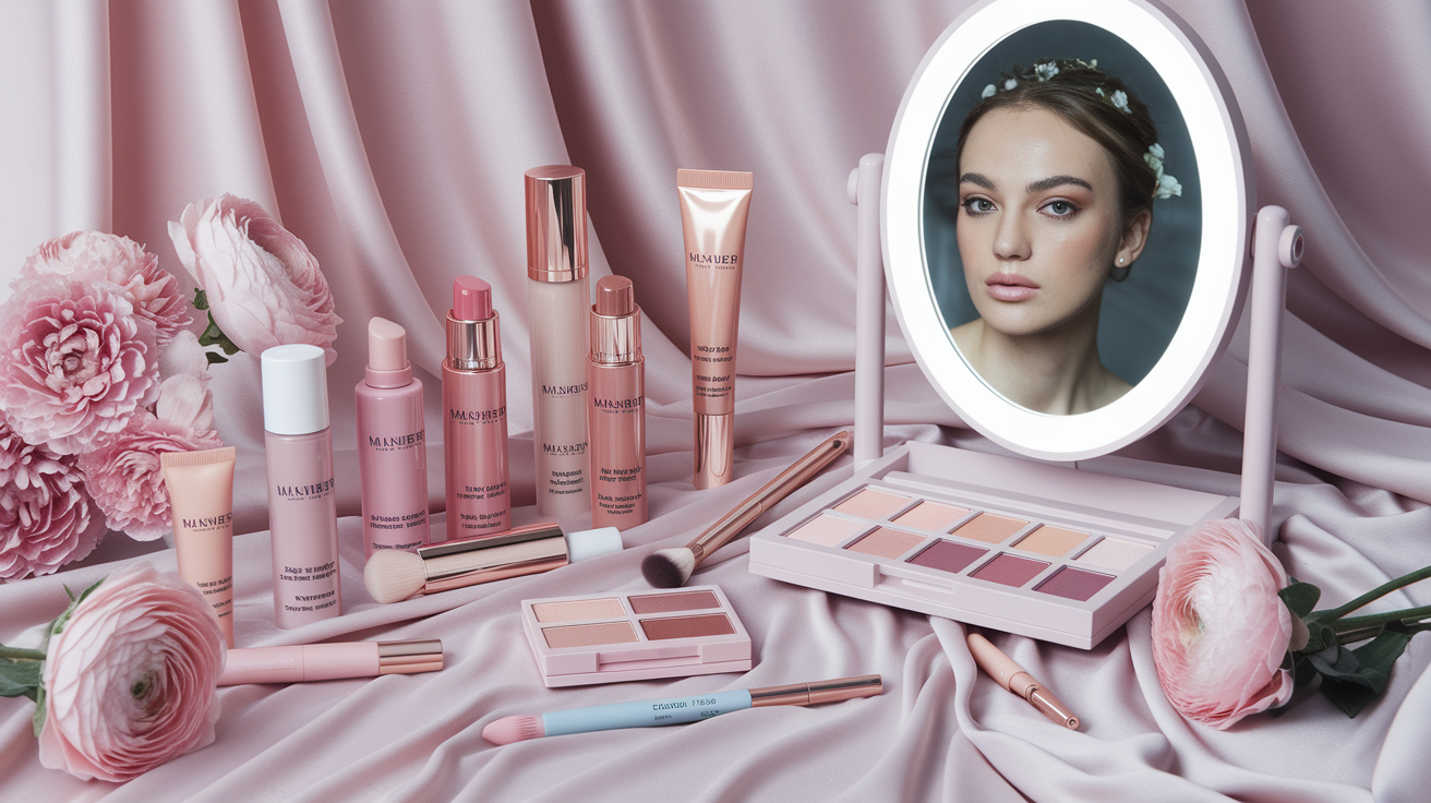 Light Summer makeup guide featuring soft, cool tones and natural application techniques