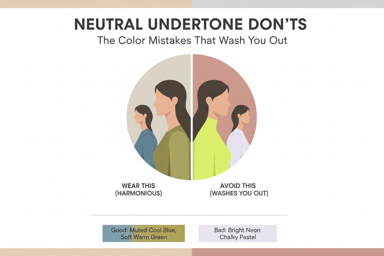 Neutral Skin Tone Complete Guide section visual for Neutral Undertone Don'ts: The Color Mistakes That Wash You Out
