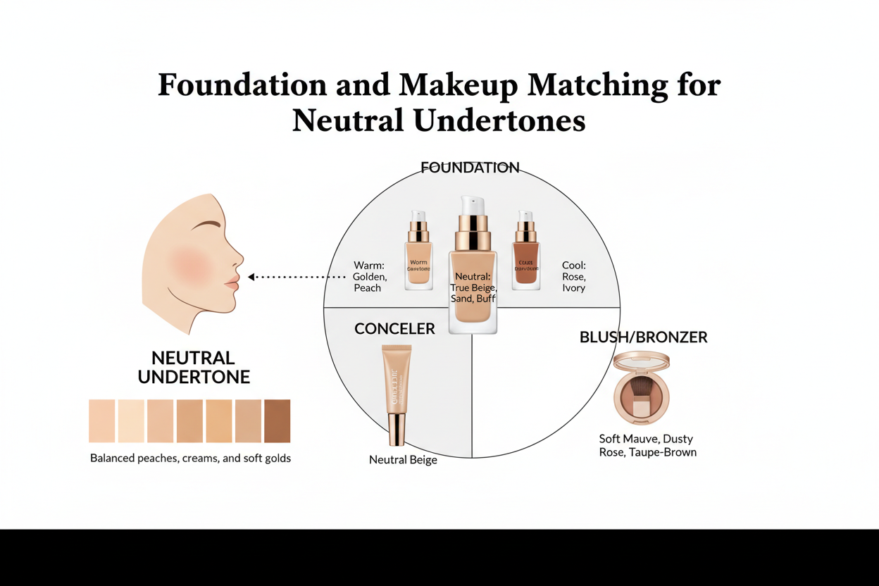 Neutral Skin Tone Complete Guide section visual for Foundation and Makeup Matching for Neutral Undertones