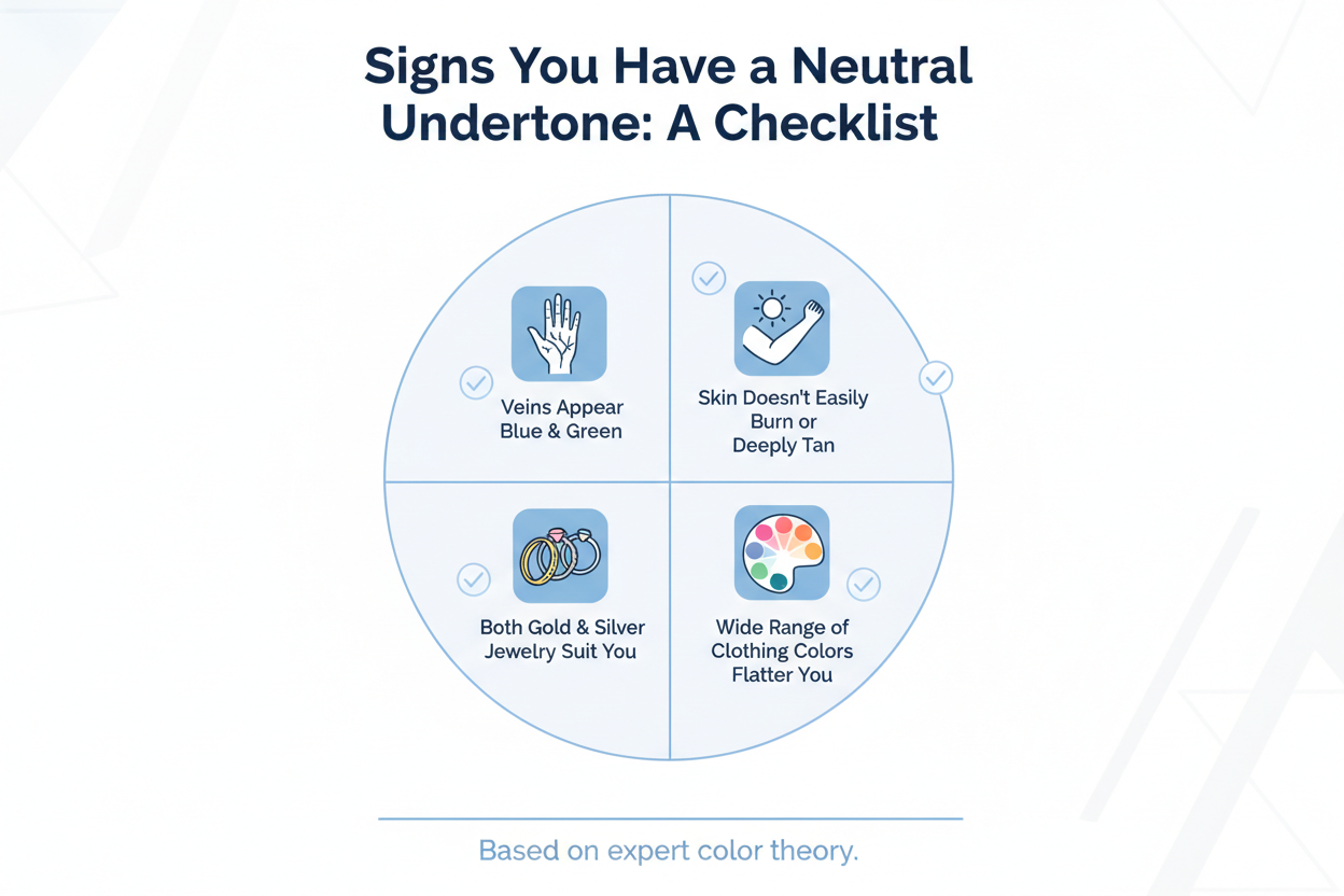 Neutral Undertone Test: Signs and Mistakes section visual for Signs You Have a Neutral Undertone: A Checklist