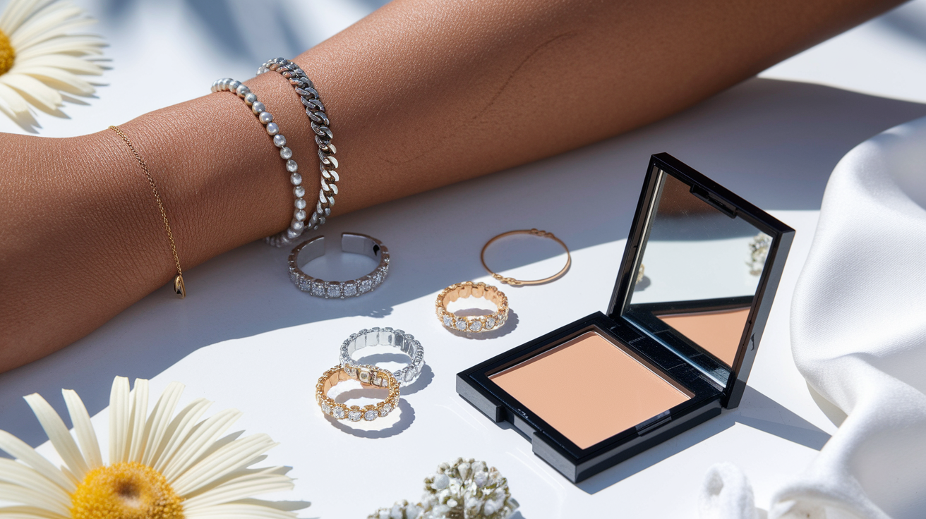 Four easy tests to determine if your olive skin is warm or cool - vein test, sun test, jewelry test, and white test