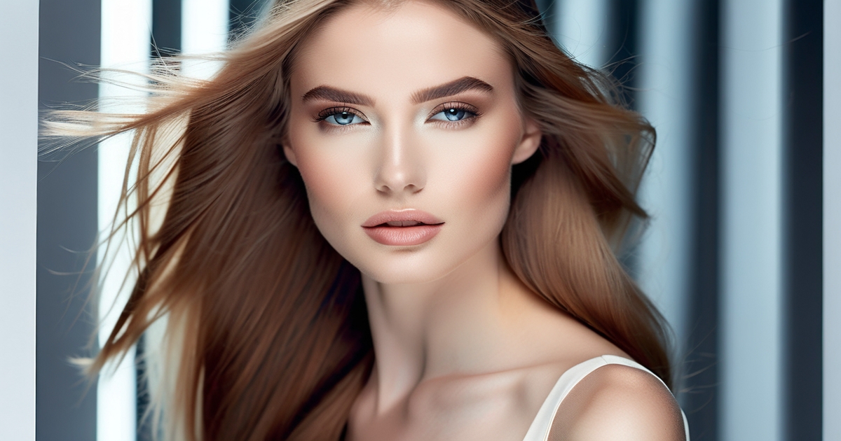 Close-up of a pale-skinned woman demonstrating undertone testing methods