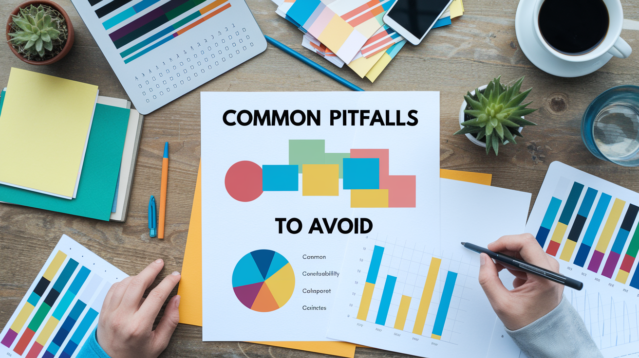 Common pitfalls to avoid when designing chart color palettes