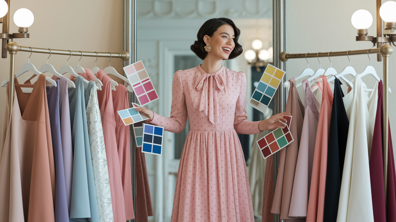 Guide to finding perfect dress colors based on skin tone, occasion, and personal style