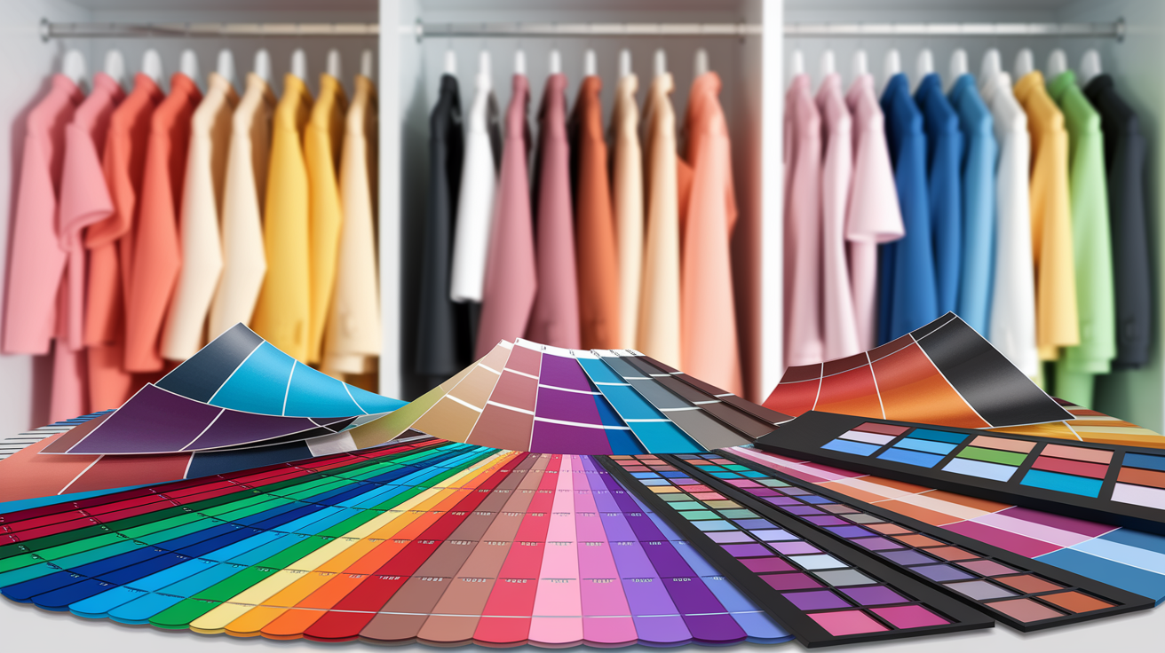 Professional color analyst conducting detailed draping process with fabric swatches