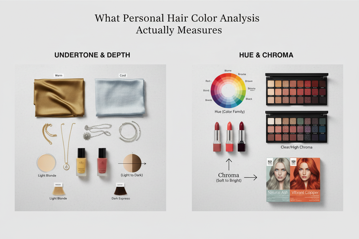 Personal Hair Color Analysis section visual for What Personal Hair Color Analysis Actually Measures