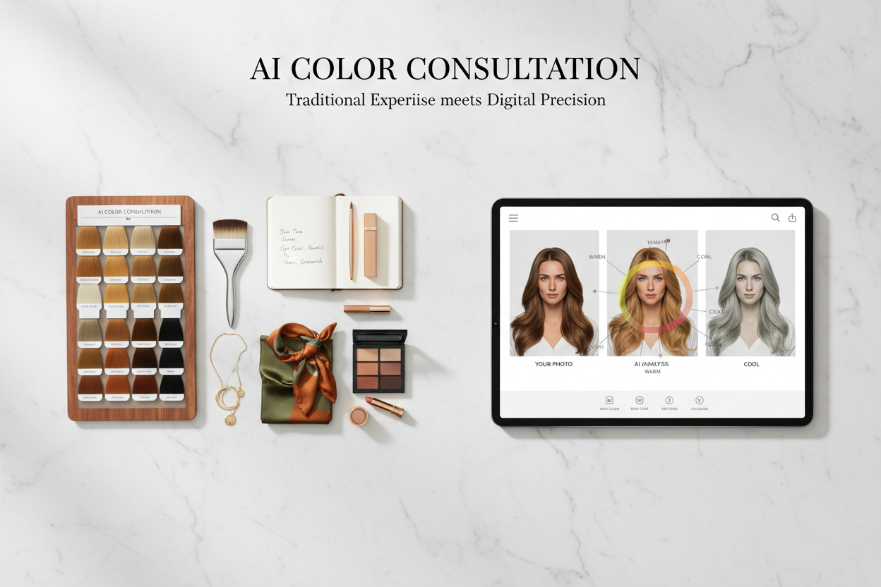 Personal Hair Color Analysis section visual for How AI Photo Tools Replicate a Colorist Consultation