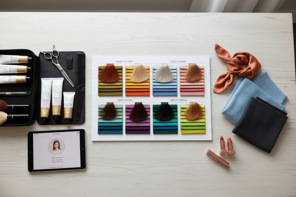 Personal Hair Color Analysis section visual for From Analysis to Salon: Using Your Color Profile with a Stylist